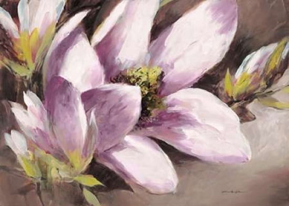 Plum Magnolia Breeze Canvas Art - Brent Heighton (18 x 24)