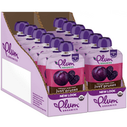 Plum Organics Stage 1 Organic Baby Food, Just Prunes, 3.5 oz Pouch - Case of 12