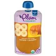 Plum Organics® Stage 2 Organic Baby Food Banana + Pumpkin 4oz Pouch