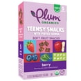 Plum Organics Teensy Snacks Soft Fruit Snacks for Toddlers Berry with
