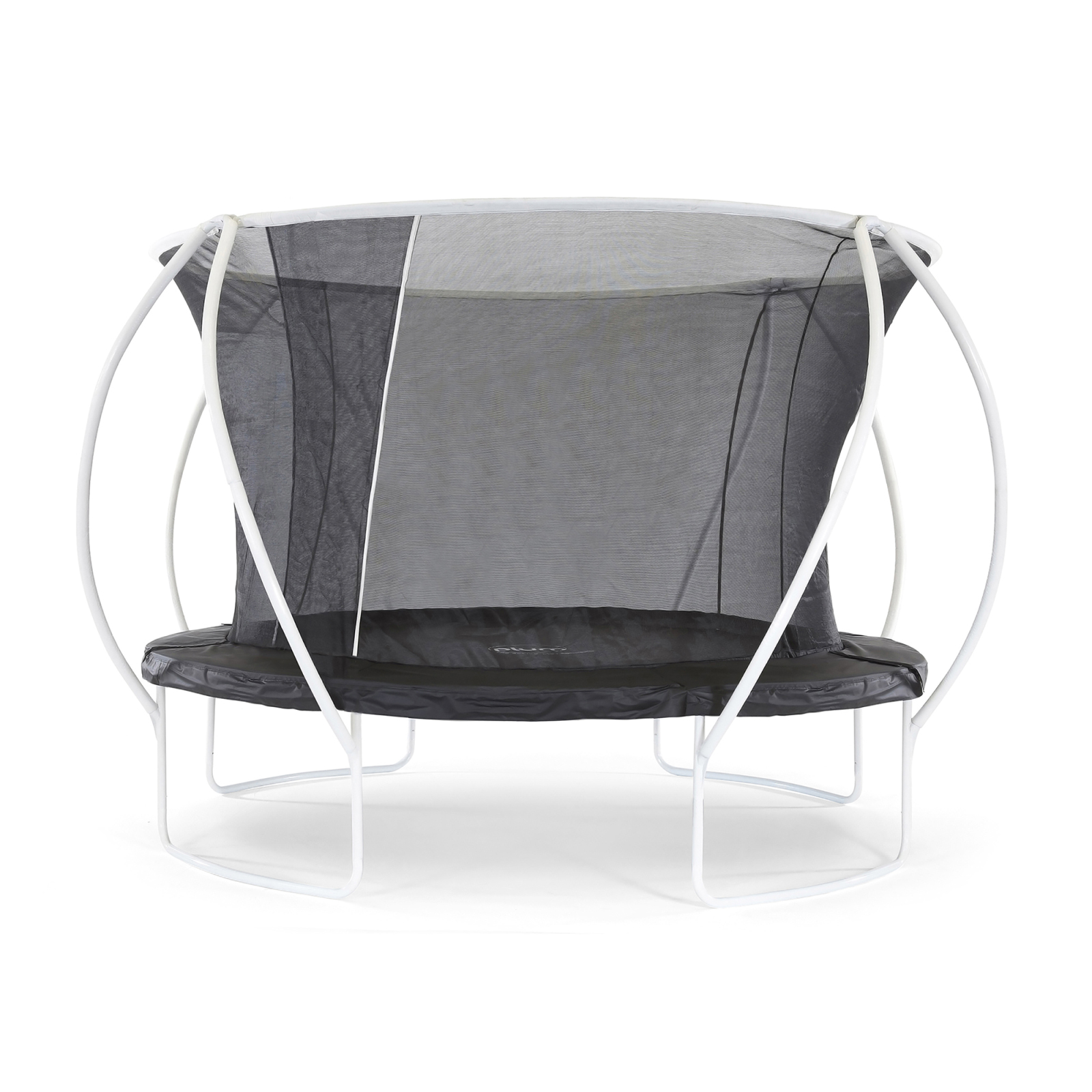 Plum Play Latitude 12-Foot Trampoline, with Safety Enclosure, Black/White