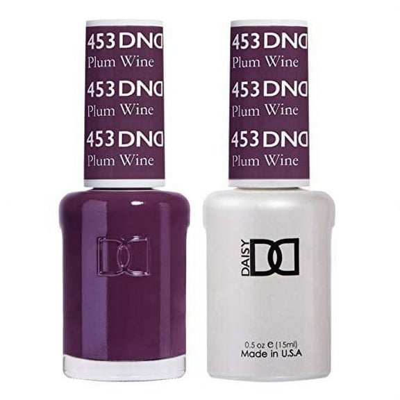 Plum Wine #453 & Matching Polish Set - DND Gel & Lacquer