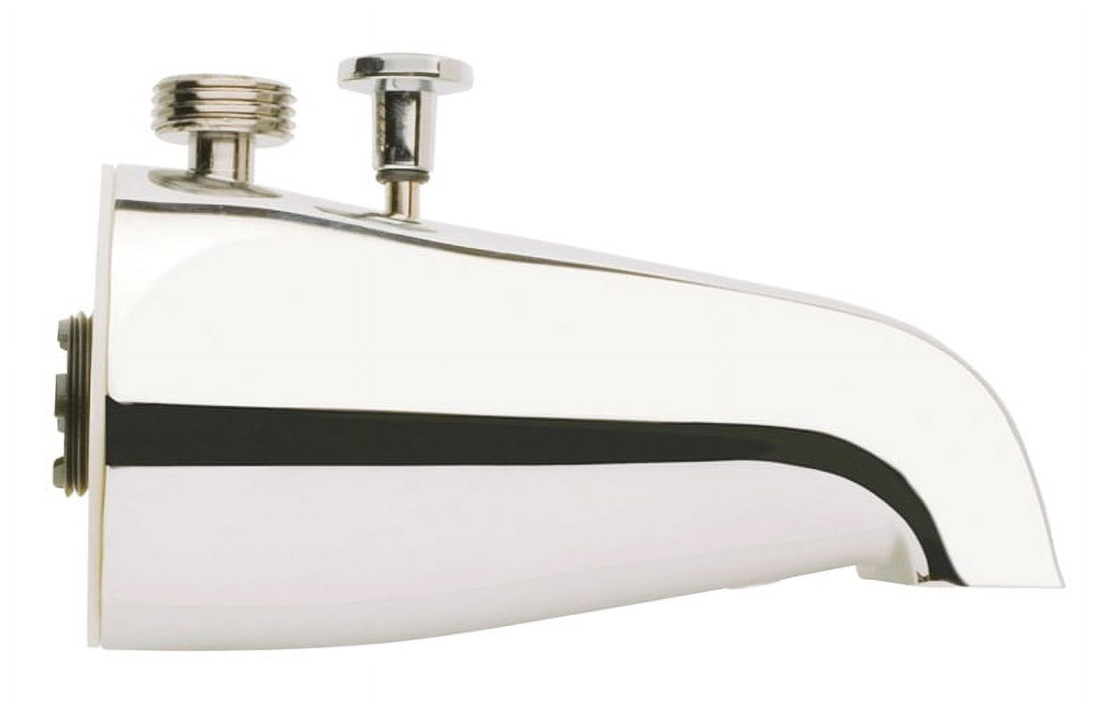 Chrome 8" Tub and Shower Diverter Spout