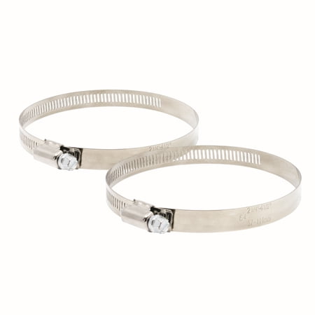 Plumb Craft, Metal 4-inch Dryer Clamps, 2-Pack