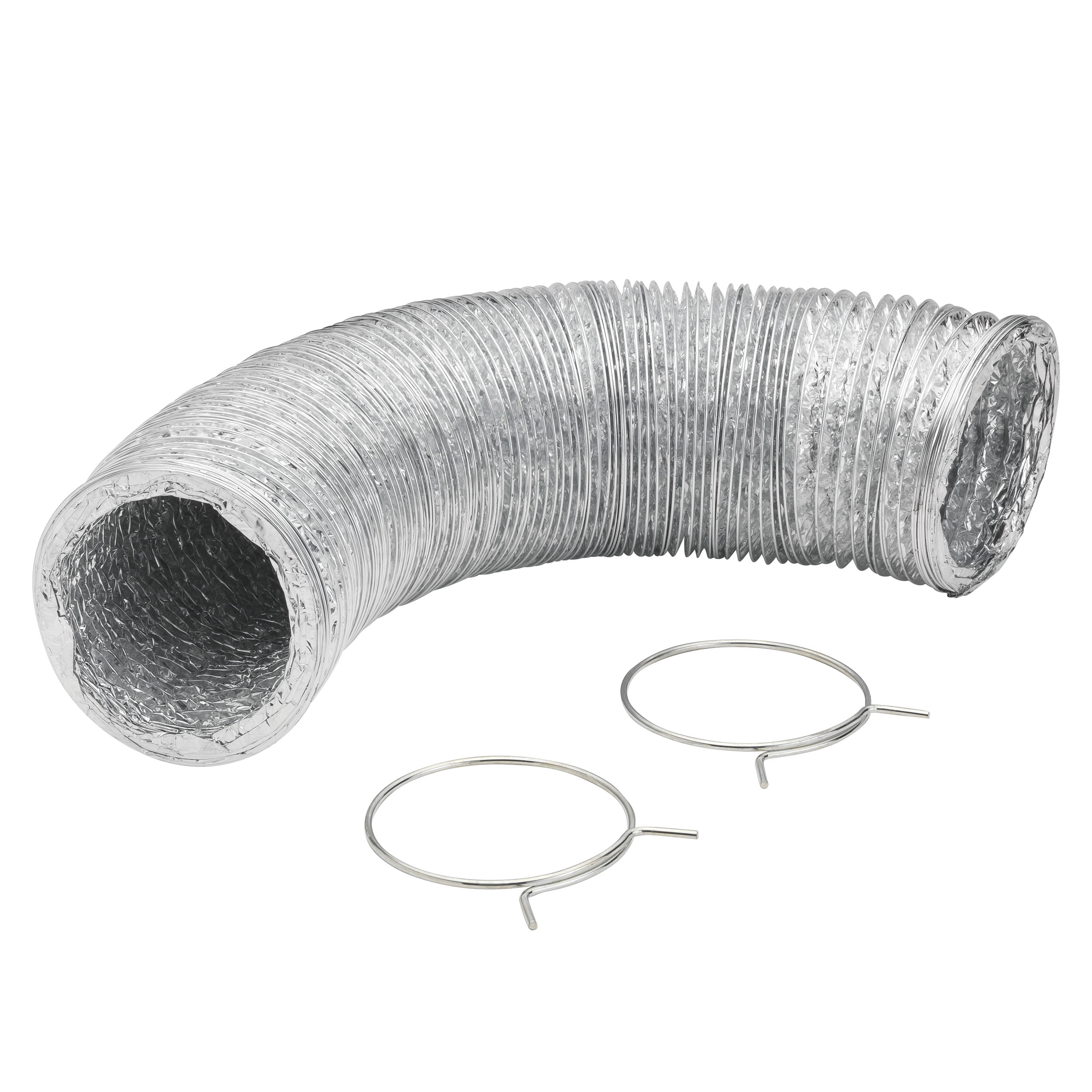 Plumb Craft Silver Aluminum 8 Ft, Flexible Dryer Duct