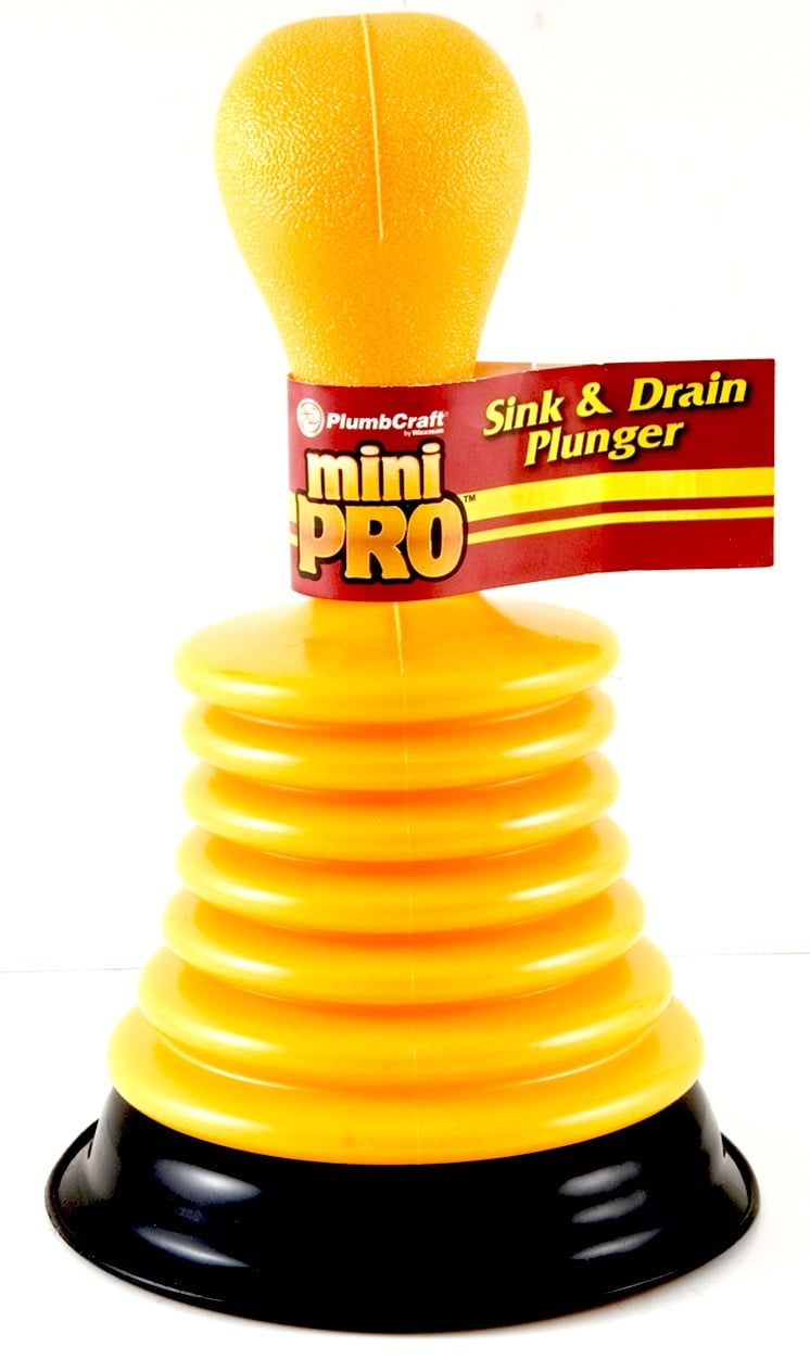 Plumb Craft Waxman 7504400 11" Yellow Mini Plunger