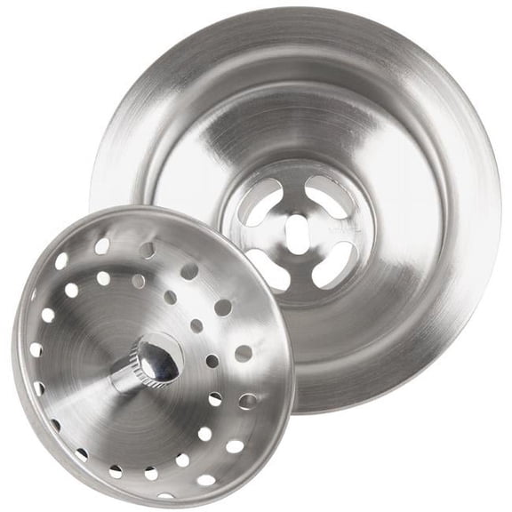 Waxman 7682900N Brushed Stainless Basket Strainer Assembly