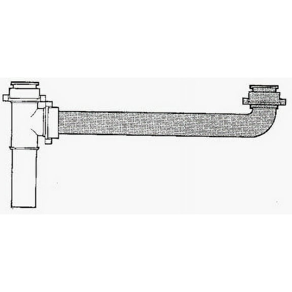 Plumbeeze End Outlet Tee Pipe Fitting - 1-1/2 In. End Out Tee - Multicolor