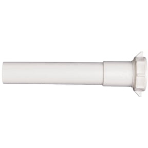 Plumb Pak PP945W Pipe Extension Tube, 1-1/4 x 1-1/4 in, 12 in L, Slip-Joint, Plastic, White