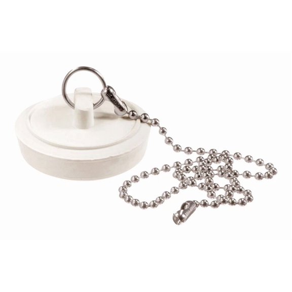 Plumb Pak 1-1/8 To 1-1/4 Dia. Sink Stopper Rubber White