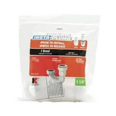 J BEND PLASTC WHT 1-1/4" (Pack of 1)