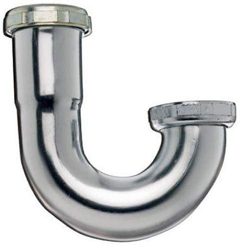 Plumb Pak 10487K 22-Gauge Sink Trap J-Bend with Captured Nut