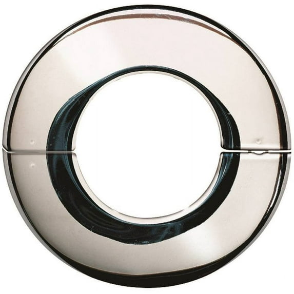 Plumb Pak 22114K Hinged Floor Ceiling Plate 1-1/4 in IPS Metal Chrome Plated