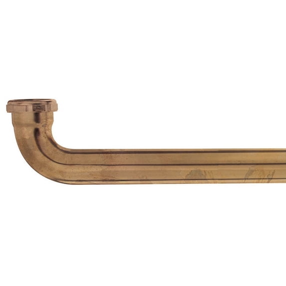 Plumb Pak 2519RBK 1.5 x 1.5 in. Rough Brass Slip Joint Waste Arm