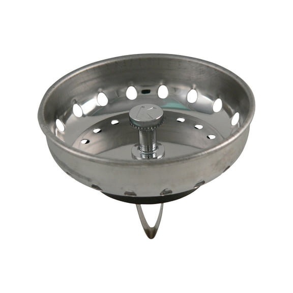 Plumb Pak 3-1/2 in. Dia. Brushed Stainless Steel Strainer Basket