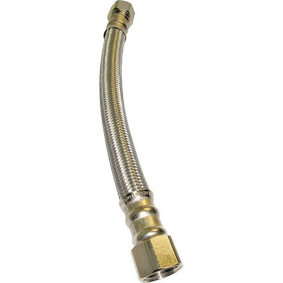 Plumb Pak PP888-3LF 3/4 in T X 3/4 in D 18 in Stainless Steel Heater Connector