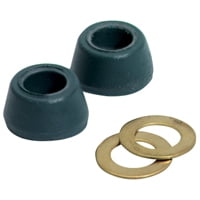 Plumb Pak PP810-31 Cone Washer and Ring, 3/8 in ID x 23/32 in OD Dia, For: Faucet, Ballcock Nut