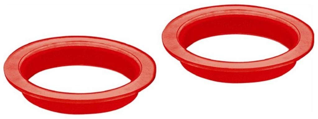 Red Rubber 1.5-Inch Flat Tailpiece Washer