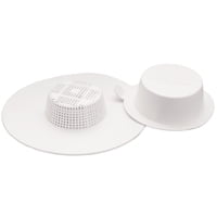 Plumb Pak KIT Strainer Draine Guard, For Use With Sink, Tub and Shower, Plastic, White
