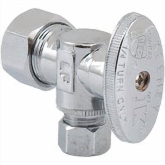 Plumb Pak/Keeney Mfg. Do it Compression x Compression Quarter Turn Angle Valve - Pack of 2 Multipack Supply