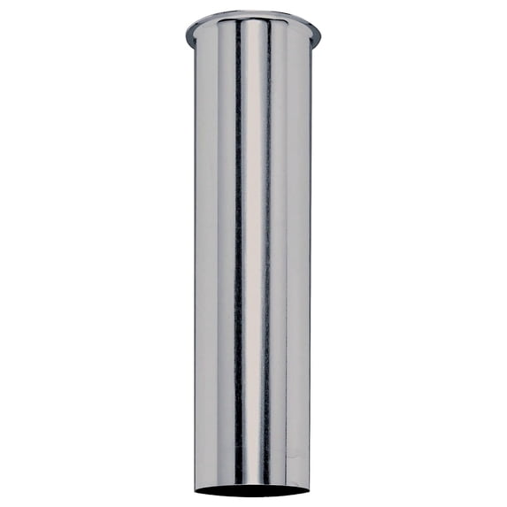Plumb Pak PP161CP Sink Tailpiece, 1-1/4 in, 6 in L, Flange, Brass, Polished Chrome