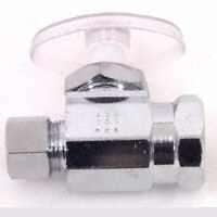 Plumb Pak PP20053LF Quarter Turn Straight Valve, 0.5 x 0.37 In.