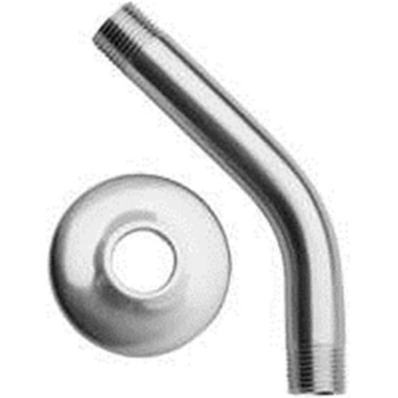 Plumb Pak PP22511 Shower Arm & Flange Chrome- 0.5 x 8 In.