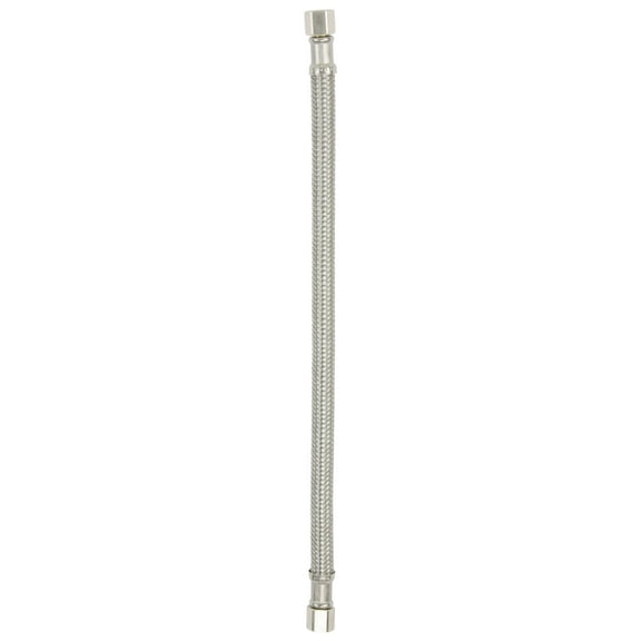 Plumb Pak PP25561 Lead Free Ice Maker Supply Line, Stainless Steel, 12"