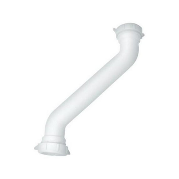 Plumb Pak PP43W Plastic 45 Deg. Bend Double Offset 1-1/4 x 1-1/4 Dia. in. Slip
