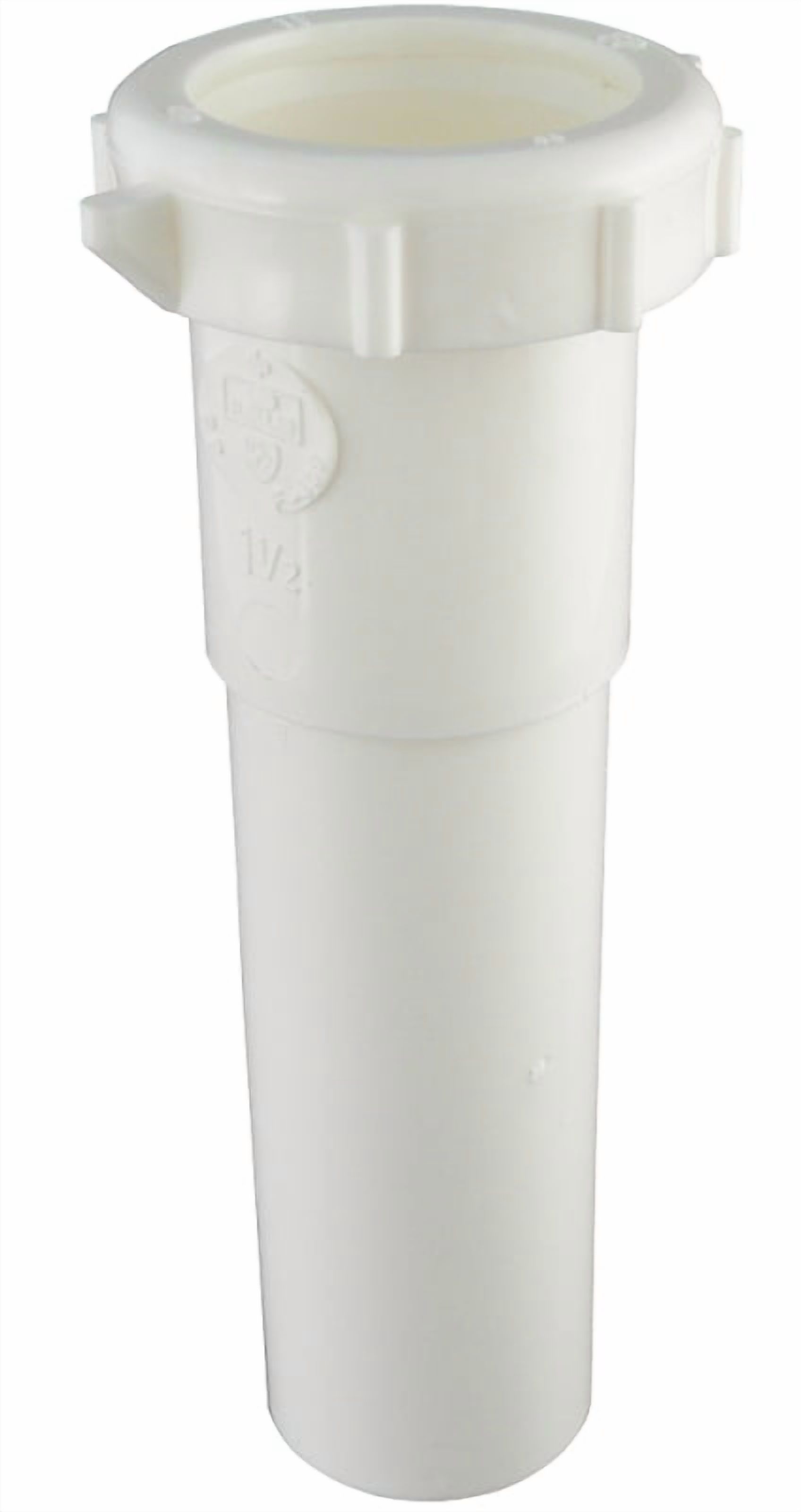 Plumb Pak PP55-2W Extension Tube, 1-1/2 in Dia X 6 in L, Slip Joint ...
