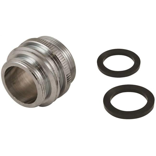 Chrome Plated Dual Thread Faucet Aerator Adapter