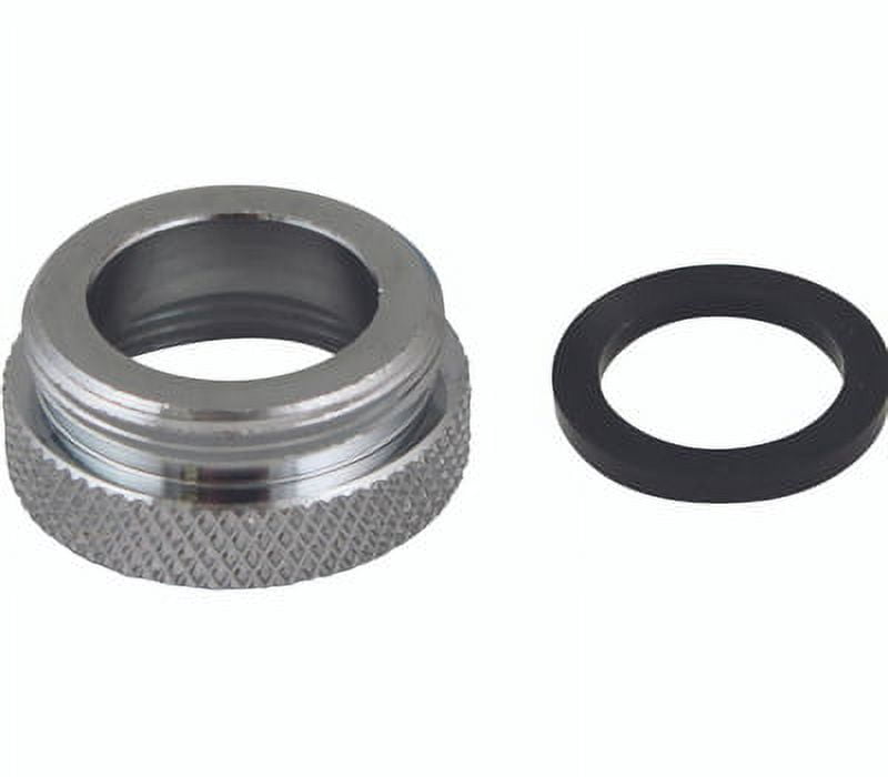 Plumb Pak PP80061LF Faucet Aerator Adapter, 3/427 X 55/6427 in, Female X Male, Chrome Plated