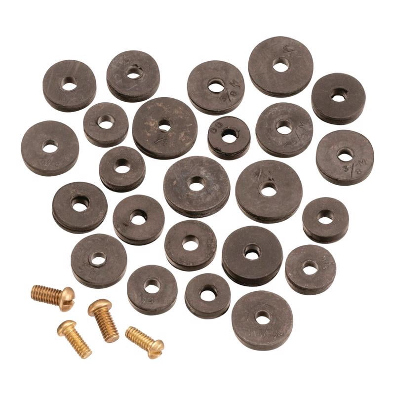 Plumb Pak Rubber Assorted in. Beveled Faucet Washer 20 pk Plumb Pak Rubber Assorted in. Beveled Faucet Washer 20 pk