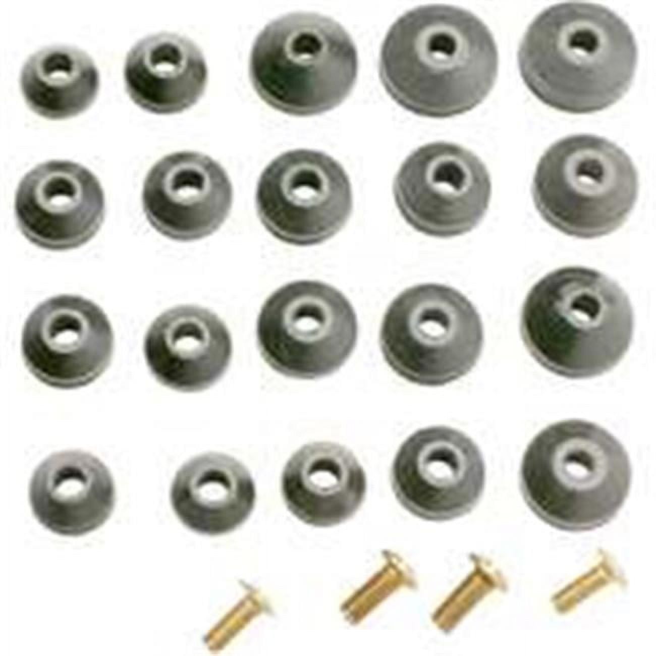 Plumb Pak PP80522 Faucet Washer Assortment, Brass/Rubber, For Sink