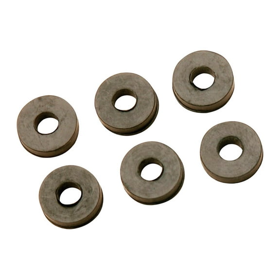 Plumb Pak PP805-30 Flat Faucet Washer, #00, Rubber 6 Pack
