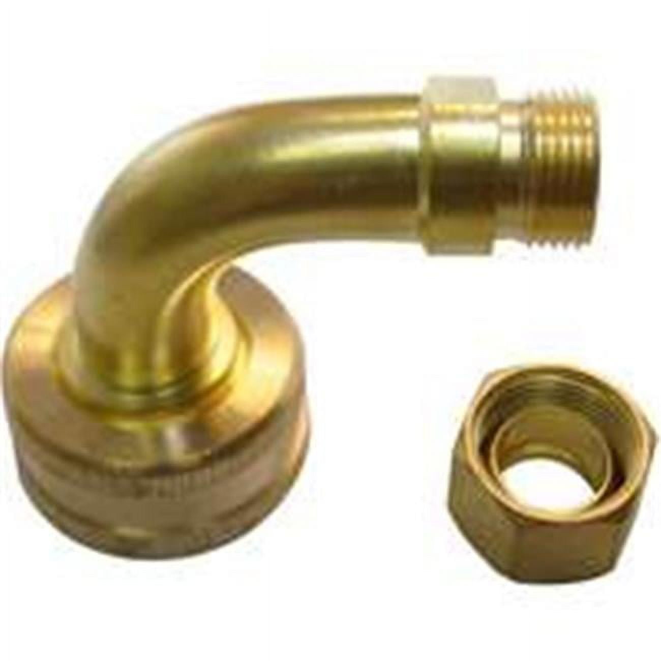 Plumb Pak 3/8" x 3/4" Lead-Free Brass Dishwasher Elbow