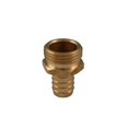 thumbnail image 1 of Plumb Pak  Brass  5/8 in. Dia. x 3/4 in. Dia. Hose Coupling  1 pk, 1 of 2
