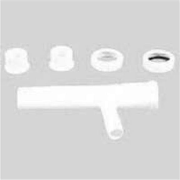 Plumb Pak PP933X8PVC Dishwasher Brushed Branch Tailpiece - 1.5 x 8 in.