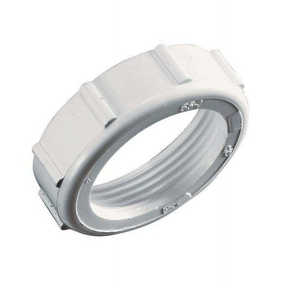 Plumb Pak PP955W Wing Slip Joint Nut, 1-1/2 in, PVC, White