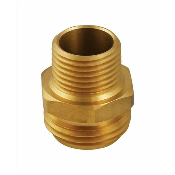 Plumb Pak Pp850-50 Brass Garden Hose Adapter 3/4 In. Hose X 1/2 In. Mip