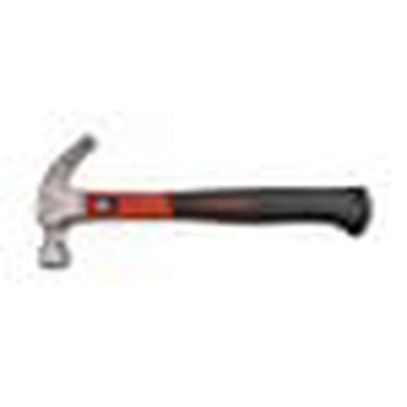 Plumb Pro Series 20 oz. Curve Claw Hammer Forged Steel Head Fiberglass Handle 13 in. L