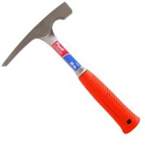 Plumb SS20BHN Brick Hammer, 20 oz, Forged Solid Steel Head, 11 in L, Co-Molded Contoured Handle