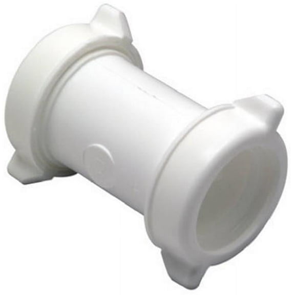 Plumb Shop Div Brasscraft Master Plumber Plastic Kitchen Coupling - White - 2 in.