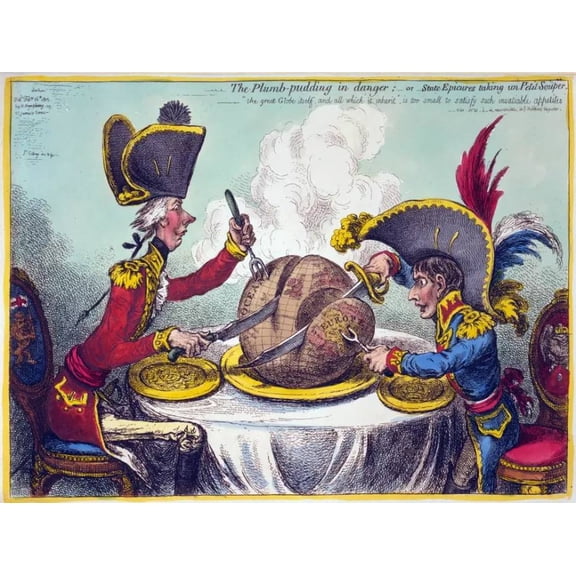 Plumb pudding in danger Decor Poster. Graphic Art. Wall Interior Design. 11 x 17 Inch Poster