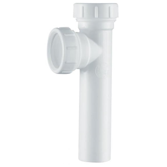 PlumbCraft 1-1/2 in. D Plastic End Outlet Tee