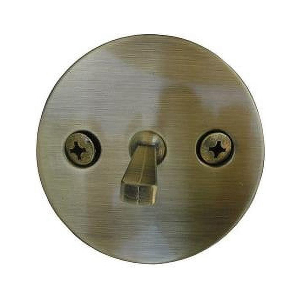 PlumbPak Bathtub Overflow Face Plate, Trip Lever Style, Antique Brass, PP2206AN - Walmart.com