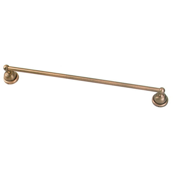 PlumbUSA 24" Bathroom Towel Bar, Antique Copper Finish