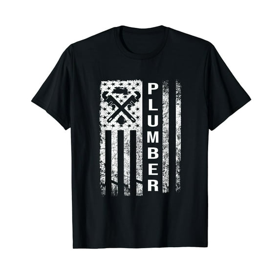 Plumber Flag - Gifts For Plumbers Funny Plumbing Outfit T-Shirt