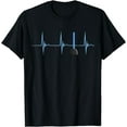 thumbnail image 1 of Plumber Plunger Heartbeat EKG Pulse Pipefitter Plumbing T-Shirt, 1 of 4