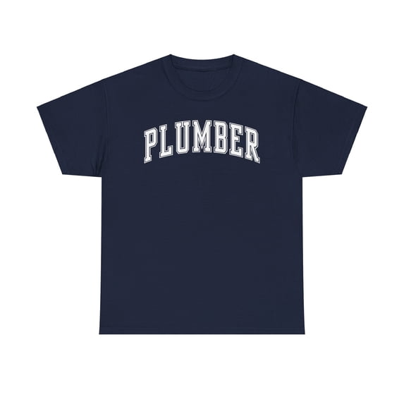 Plumber Shirt Gifts Tshirt Crew Neck Short Sleeve